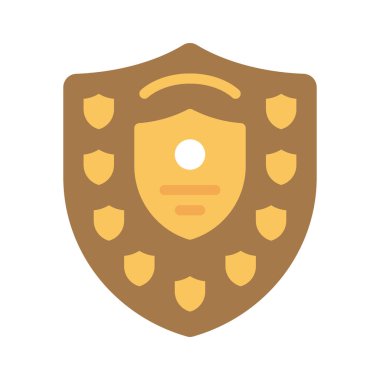 Spor rozeti simgesi basit, vektör illüstrasyonu