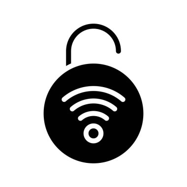 kablosuz kablosuz ağ sembolü vektör simgesi 