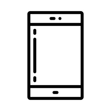 akıllı telefon simgesi, vektör illüstrasyonu basit tasarım