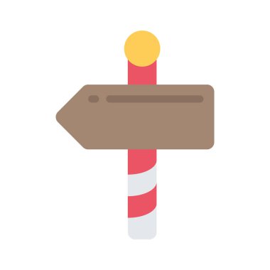 Kuzey Kutbu Tabela düz simgesi, vektör illüstrasyonu 