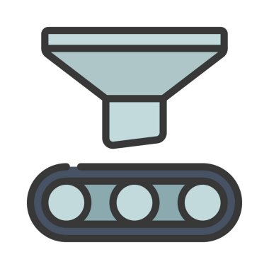 Taşıyıcı Filtresi ikon vektör çizimi 