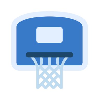 Basketbol Net web simgesi vektör illüstrasyonu