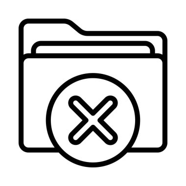 dizin simgesi, vektör illüstrasyonunu sil 