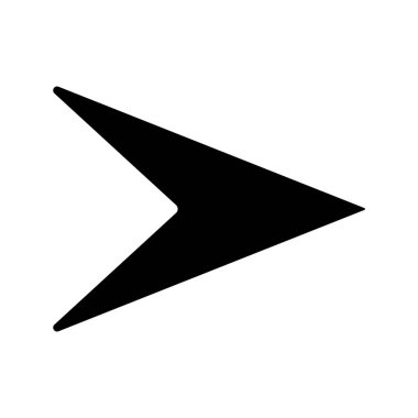 Ok Web simgesi vektör illüstrasyonunu gönder