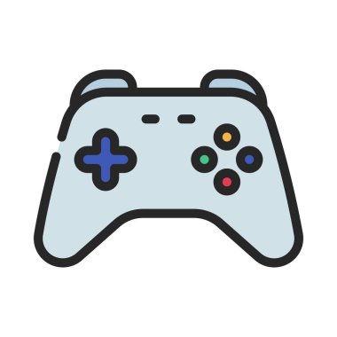 Oyun denetleyici simgesi, anahat stili