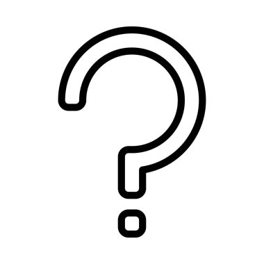 Soru işareti vektör illüstrasyonu