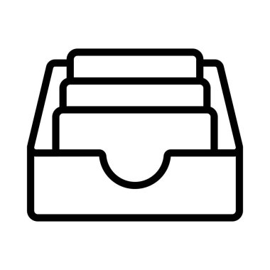 Gelen web simgesi vektör illüstrasyonu