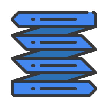 Kurdele Web simgesi, vektör illüstrasyonu         