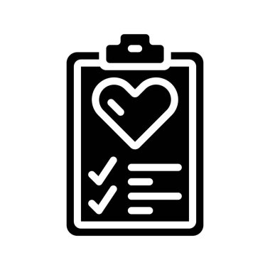 Checklist icon, vector illustration simple design
