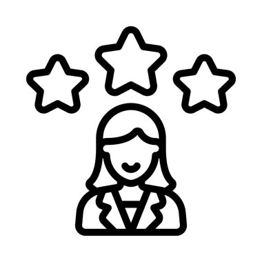 İstemci Memnuniyeti Web simgesi vektör illüstrasyonu