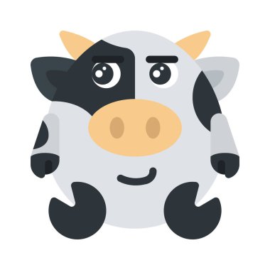 Smirk web simgesi vektör illüstrasyonu