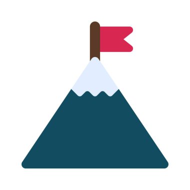 Business Milestones web simgesi vektör illüstrasyonu