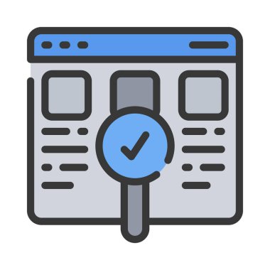 İyi Kullanılabilirlik simgesi, vektör illüstrasyonu    