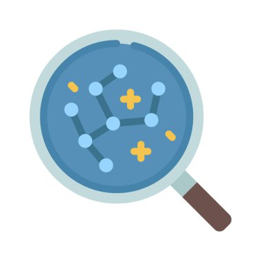 Takımyıldız simgesi, vektör illüstrasyonu ara  