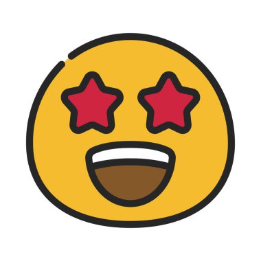 Yıldız Vuruşu simgesi, vektör illüstrasyonu