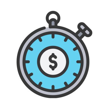 Yatırım Şirketi simgesi, vektör illüstrasyonu 