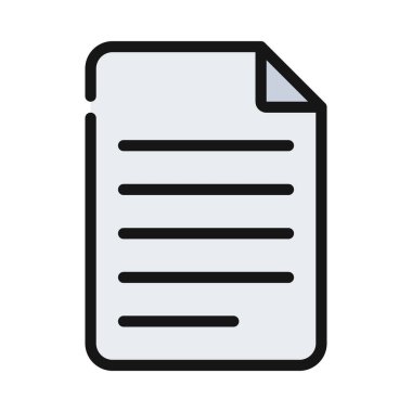 dosya simgesi, vektör illüstrasyonu