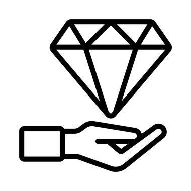 Değer simgesi vektör illüstrasyon tasarımı sağla