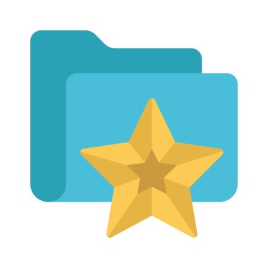 Yıldız Dizini simgesi, vektör illüstrasyonu 