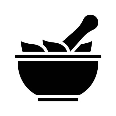 Bowl web simgesi vektör illüstrasyonunun karıştırılması