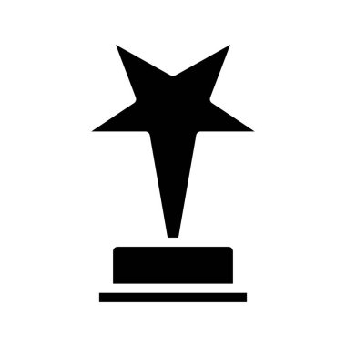 Yıldız Ödülü Web simgesi vektör illüstrasyonu