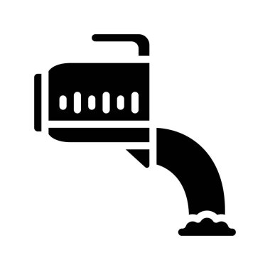 Sürahi simgesi vektör illüstrasyonu ölçülüyor