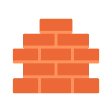 Brick Wall web simgesi vektör illüstrasyonuName