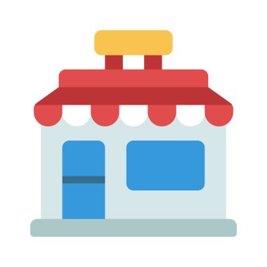 Köşe Depolama simgesi, vektör illüstrasyonu basit tasarım