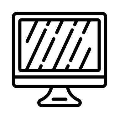 bilgisayar simgesi, vektör illüstrasyonu 