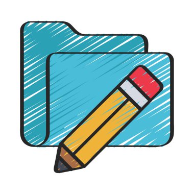 Dizin simgesi, vektör illüstrasyonunu düzenle 