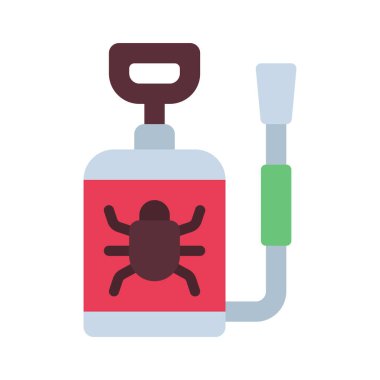 Böcek ilacı Pompası ikonu, vektör illüstrasyonu basit tasarım