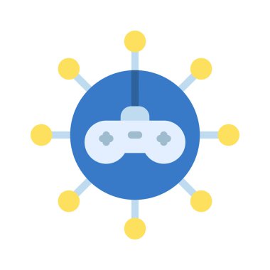 Video oyun simgesi, vektör illüstrasyon tasarımı