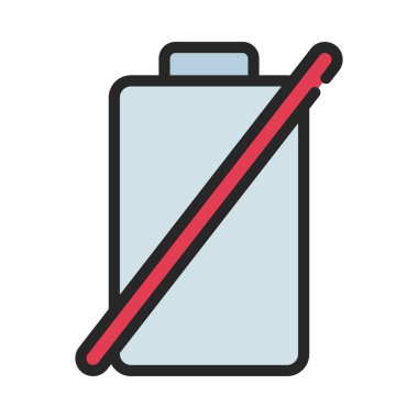 Battery icon, vector illustration simple design