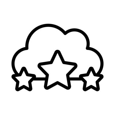 Bulut Başarı web simgesi vektör çizimi