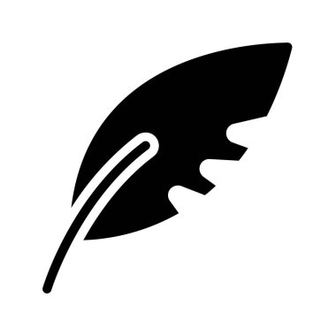 Tüysüz simge, vektör illüstrasyonu