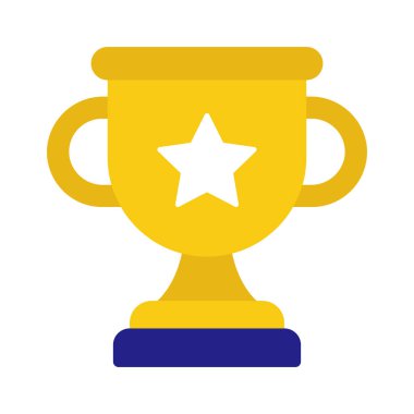 kupa ödülü izole edilmiş ikon vektör illüstrasyon tasarımı