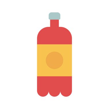 Bir şişe sodanın vektör çizimi 