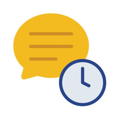 İleti Günlük Kaydı simgesi, vektör çizimi 