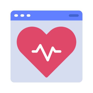 fitness web simgesi vektör çizimi