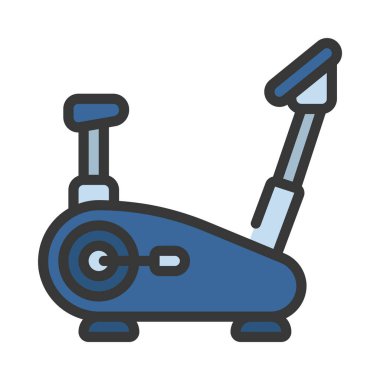 İçerideki Bisiklet simgesi, vektör illüstrasyonu basit tasarım