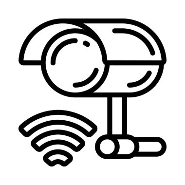 Akıllı Kamera simgesi vektör illüstrasyon tasarımı 