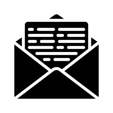 E- posta Kopyalama simgesi, vektör illüstrasyonu