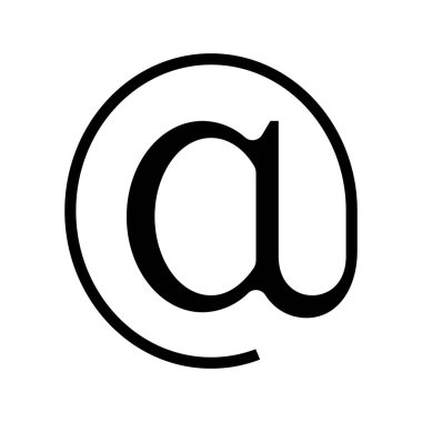 İşaret simgesinde, vektör illüstrasyonu basit tasarım