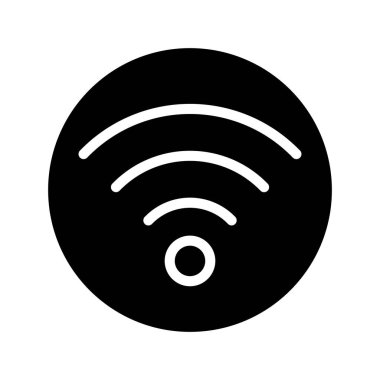 wifi işaret simgesi vektör illüstrasyonu