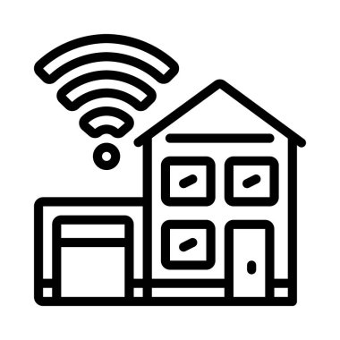 Smart Home icon, vector illustration 
