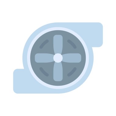 Turbo Enerji Ağı simgesi, vektör illüstrasyonu                     