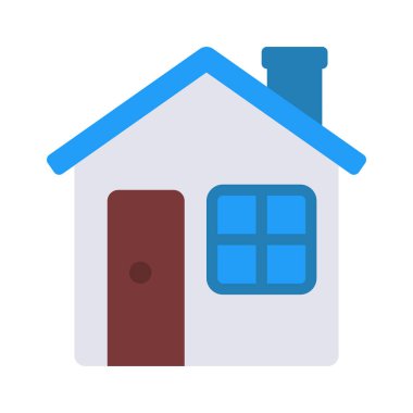 ev inşa simgesi, vektör illüstrasyonu   