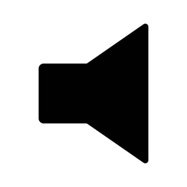 Ses Simgesi Basit Vektör İllüstrasyonu