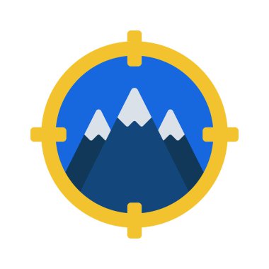 Milestones web simgesi vektör illüstrasyonu