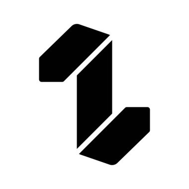 Okun Üzerinde Katlanmış Web simgesi vektör çizimi